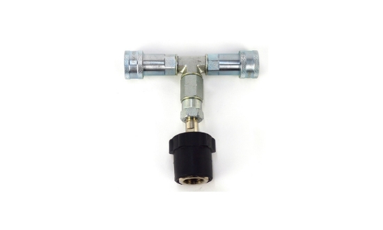 Immagine di SPLITTER CO2 (1  BOMBOLA - 2  CO2 GUN-JET) ADATTATORE BOMBOLA