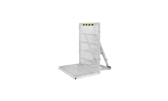 Immagine di BARRIERA ANTIPANICO IN ALLUMINIO CON SCALINO DI SICUREZZA