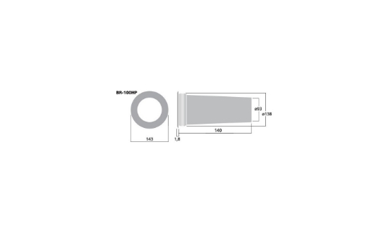 Immagine di TUBO BASS REFLEX SV=69,4 CM