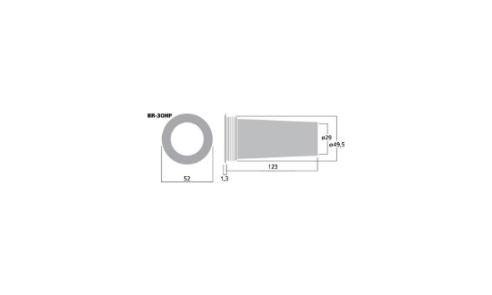 Immagine di TUBO BASS REFLEX SV=6,6 CM