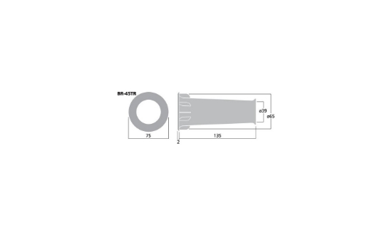 Immagine di TUBO BASS REFLEX SV=13,8 CM