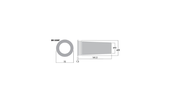 Immagine di TUBO BASS REFLEX SV=14,6 CM