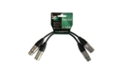Immagine di 2 CAVI RACCORDO XLR3 FEMMINA-XLR5 MASCHIO, XLR3 MASCHIO-XLR5 FEMMINA