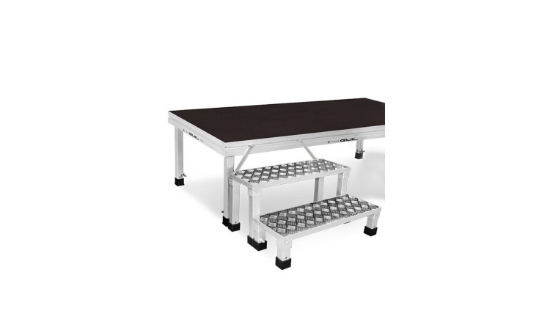 Immagine di SCALINO 20CM INTERAMENTE IN ALLUMINIO CON SUPERFICIE ANTISCIVOLO