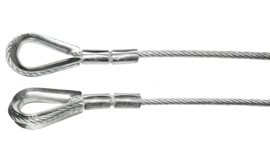 Immagine di CAVO D'ACCIAIO 10MM 200CM PORTATA 1000KG