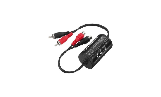 Immagine di DISACCOPPIATORE DI MASSA RCA MASCHIO - RCA FEMMINA