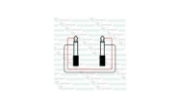 Immagine di SET 2 CAVI PER STRUMENTI 90' JACK/JACK 015 M COLORE VERDE 0,15 M