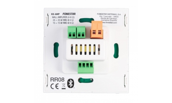 Immagine di AMPLIFICATORE STEREO DA PARETE CON LETTORE USB, BLUETOOTH E RADIO
