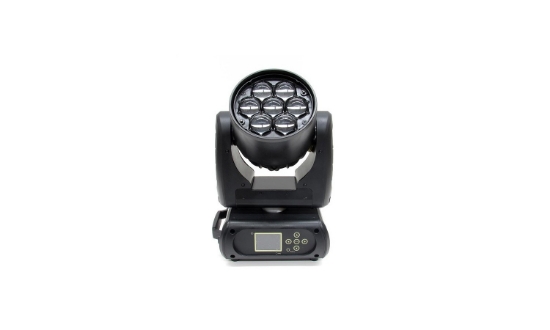 Immagine di TESTA MOBILE WASH 7 LED RGBW DA 15W E ZOOM MOTORIZZATO