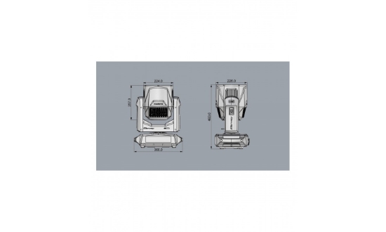 Immagine di TESTA MOBILE BEAM/WASH 7X60W RGBW IP-65 CON SCHIUMA TERMOFORMATA
