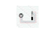 Immagine di CAVO MICROFONICO PRESA XLR - JACK 6,35MMBILANCIATO LUNGHEZZA 5 M