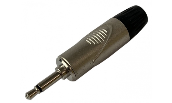 Immagine di CONNETTORE VOLANTE MINI-JACK MONO 3,5MM SATINATO