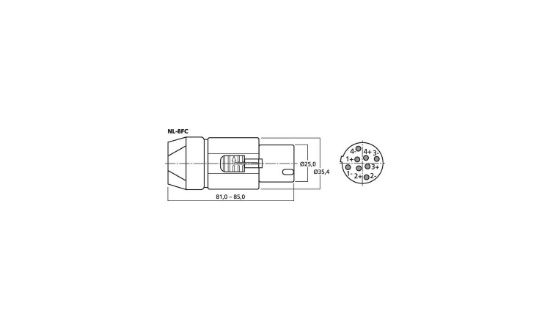 Immagine di CONNETTORE NEUTRIK SPEAKON