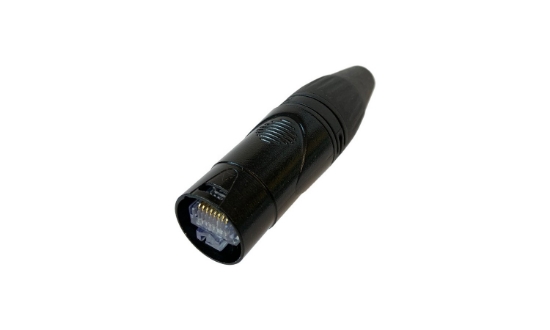 Immagine di CONNETTORE VOLANTE ETHERCON RJ45 - NERO