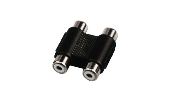Immagine di ADATTATORE DOPPIO RCA FEMMINA - RCA FEMMINA