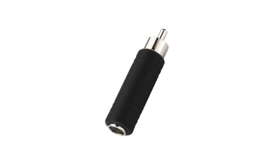 Immagine di ADATTATORE PRESA JACK 6,3 MM SU RCA MASCHIO