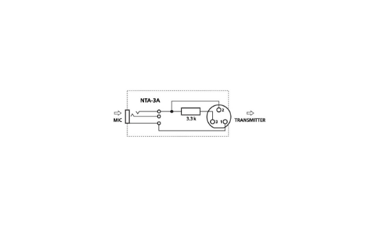 Immagine di ADATTATORE PRESA MINI XLR A 3 POLI SU JACK FEMMINA STEREO 2,5MM