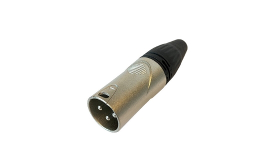 Immagine di CONNETTORE VOLANTE XLR 3 POLI - SATINATO