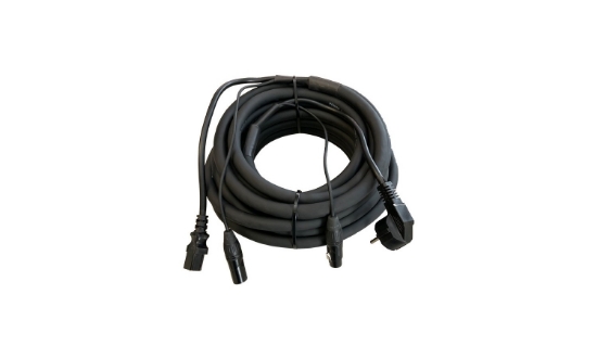 Immagine di CAVO PHONO-RETE INTESTATO SCHUKO + XLRM-XLRF 10M