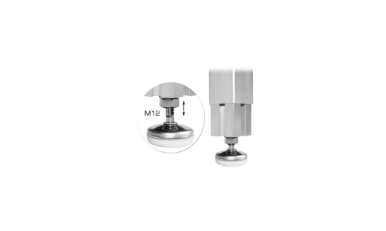Immagine di PIEDE TELESCOPICO H 40/60CM  PER PEDANATM440/TM440XL SERIES REGOLABIL