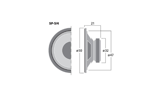 Immagine di ALTOPARLANTE UNIVERSALE, 2 W, 4 OHM