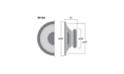 Immagine di ALTOPARLANTE UNIVERSALE, 2 W, 4 OHM