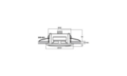 Immagine di ALTOPARLANTE PICCOLO DA INCASSO, 6 W, 4OHM