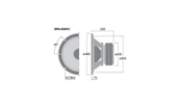 Immagine di SUBWOOFER, 2 X 350 W, 2 X 4 OHM
