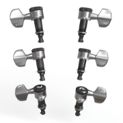Immagine di Meccaniche cromate D'Addario Accessories Auto-Trim, 3 + 3