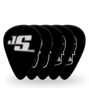 Immagine di Confezione da 10 plettri morbidi D'Addario Accessories Joe Satriani, di colore nero