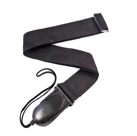 Immagine di Tracolla nera per chitarra acustica D'Addario Accessories con sistema Quick-Release