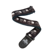Immagine di Tracolla per chitarra D'Addario Accessories Alchemy, teschi
