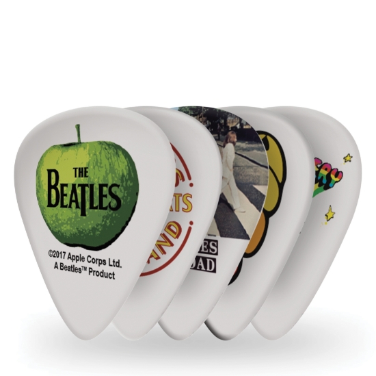 Immagine di Confezione da 10 plettri sottili D'Addario Accessories Beatles, Albums
