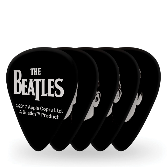 Immagine di Confezione da 10 plettri sottili D'Addario Accessories Beatles, Meet the Beatles