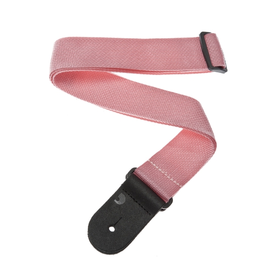 Immagine di Tracolla per chitarra D'Addario Accessories, in polipropilene rosa