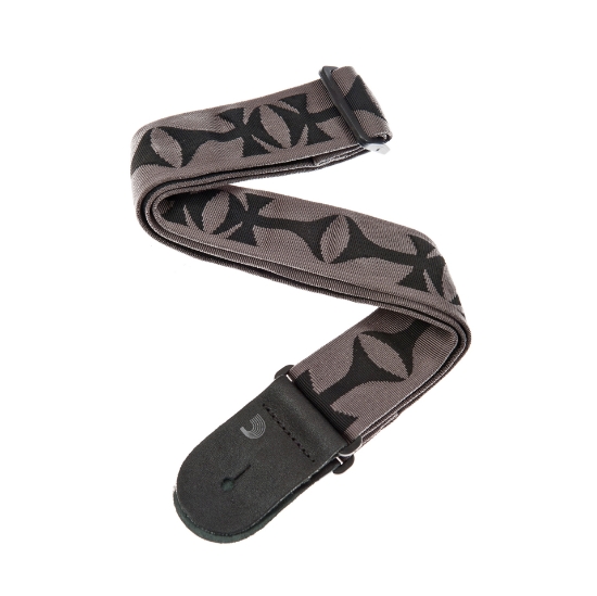 Immagine di Tracolla per chitarra D'Addario Accessories in tessuto, croce