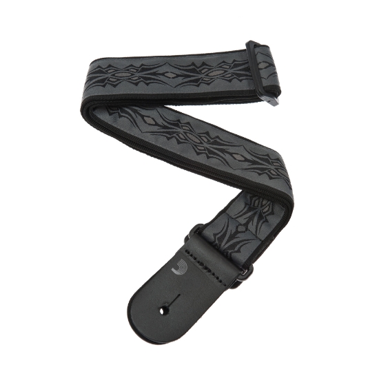 Immagine di Tracolla per chitarra D'Addario Accessories in tessuto, tribale