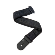 Immagine di Tracolla per chitarra D'Addario Accessories in tessuto, raso nero