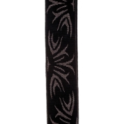 Immagine di Tracolla per chitarra D'Addario Accessories in tessuto, motivo nero e grigio