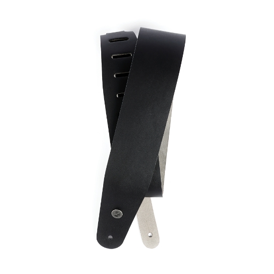 Immagine di Tracolla per chitarra D'Addario Accessories, in classica pelle nera