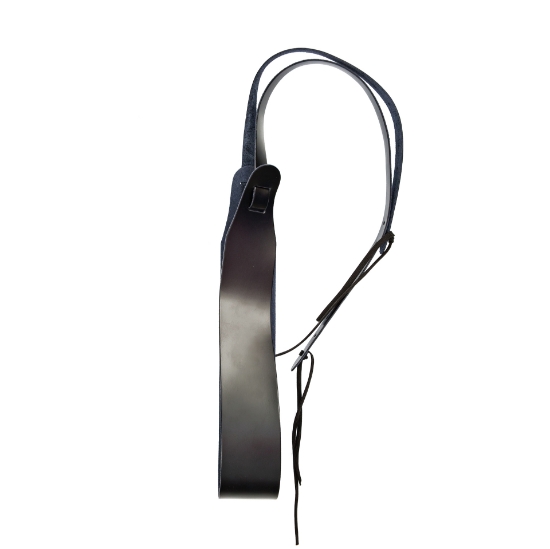 Immagine di Tracolla per banjo D'Addario Accessories Classic, in pelle nera