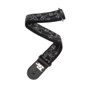 Immagine di Tracolla per chitarra D'Addario Accessories Joe Satriani, Silver Sketches
