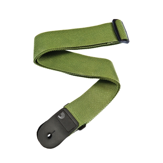 Immagine di Tracolla per chitarra D'Addario Accessories, in polipropilene verde