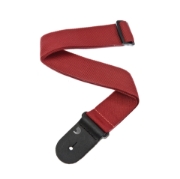 Immagine di Tracolla per chitarra D'Addario Accessories, in polipropilene rosso