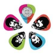 Immagine di Plettri D'Addario per chitarra, 50° Anniversario Sgt. Pepper's Lonely Hearts Club Band, morbidi