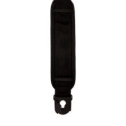 Immagine di Tracolla nera per chitarra D'Addario Accessories con sistema di aggancio Planet Lock