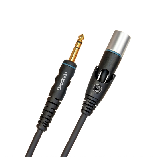 Immagine di Cavo per microfono D'Addario Accessories Custom, connettore XLR maschio di 6,35 mm, 1,5 metri