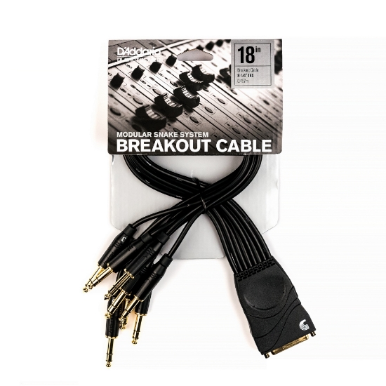 Immagine di Cavo breakout D'Addario Accessories Modular Snake con connettori jack