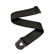 Immagine di Tracolla per chitarra D'Addario Accessories con sistema di aggancio Planet Lock, in polipropilene nero
