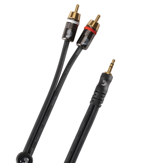 Immagine di Cavo D'Addario Accessories con 1 connettore jack mini stereo e 2 connettori RCA, 1,5 metri